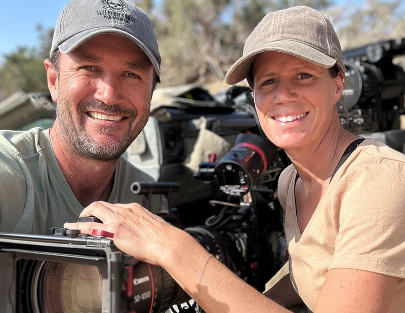 Photo of Lianne and Will Steenkamp (portrait).