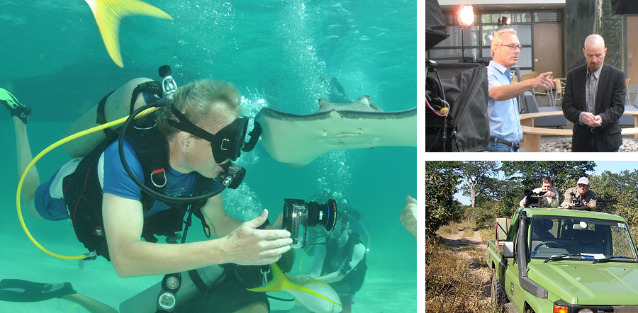 Chris Schueler at work